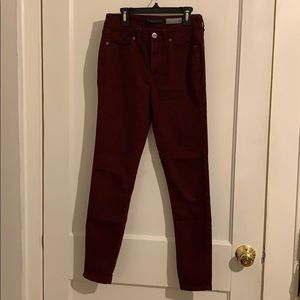Burgundy Aeropostale jeans size 2